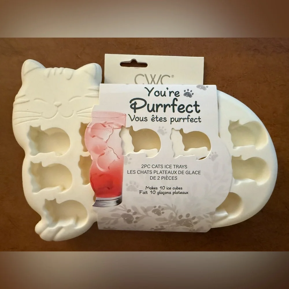 CWC Cat Ice Tray - White NWT - Picture 1 of 4